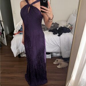 Banana Republic Deep Purple Maxi Dress